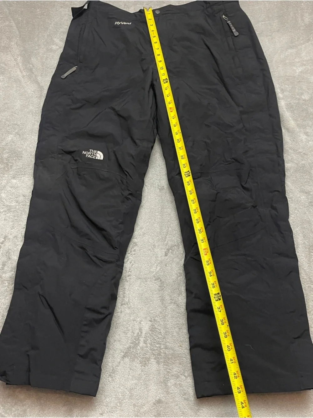 The North Face HyVent Snow Pants Mens XL Black Waterproof Ski Snowboard